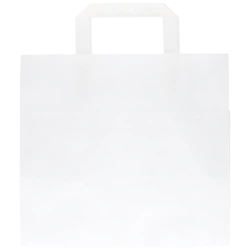 PAPPERSKASSE VIT 11 LITER (26x17,5x24,5 cm)